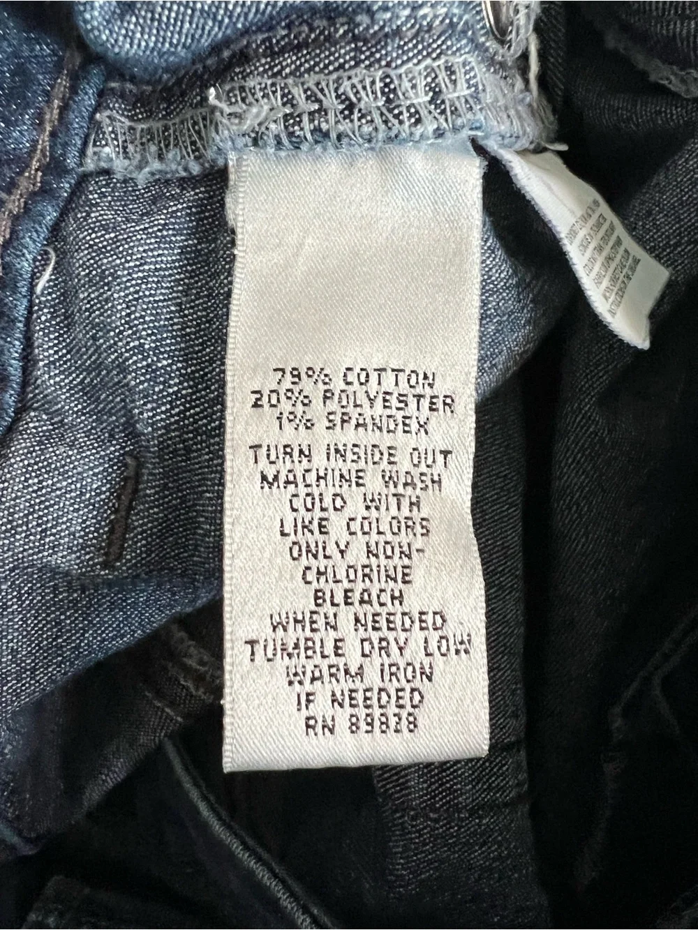 Hannah Size 12 Slim Straight Leg Dark Wash Blue Denim Jeans H127